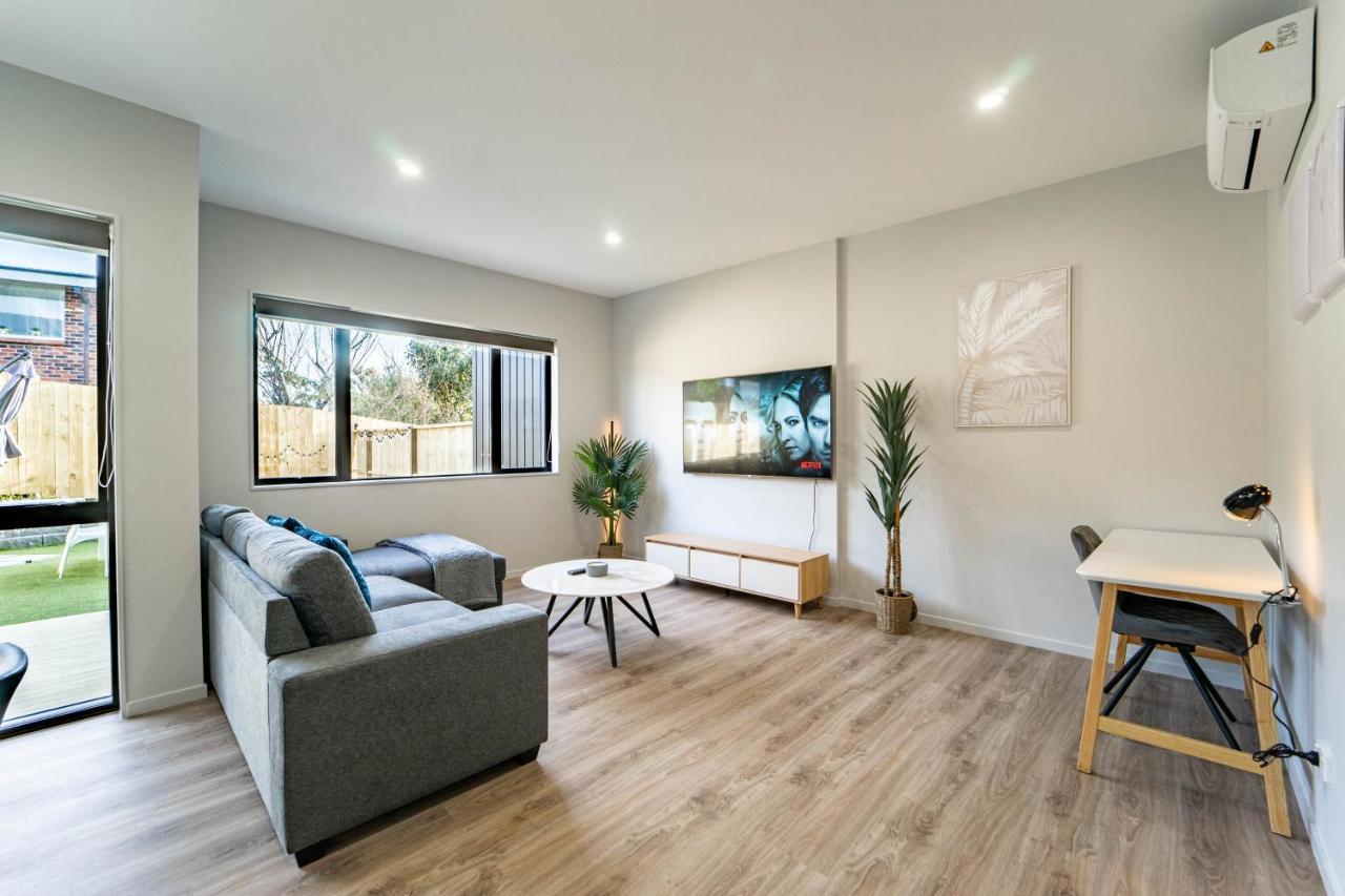 Modern Sunnyhills Town House Villa Auckland Esterno foto